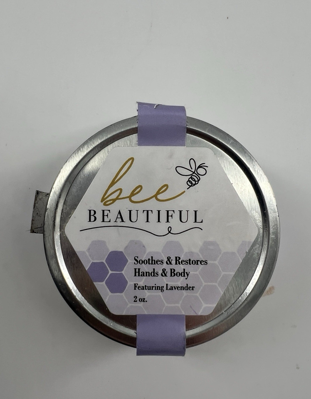 Bee Beautiful Salve Soothes and Restores Hand and Body Lavender